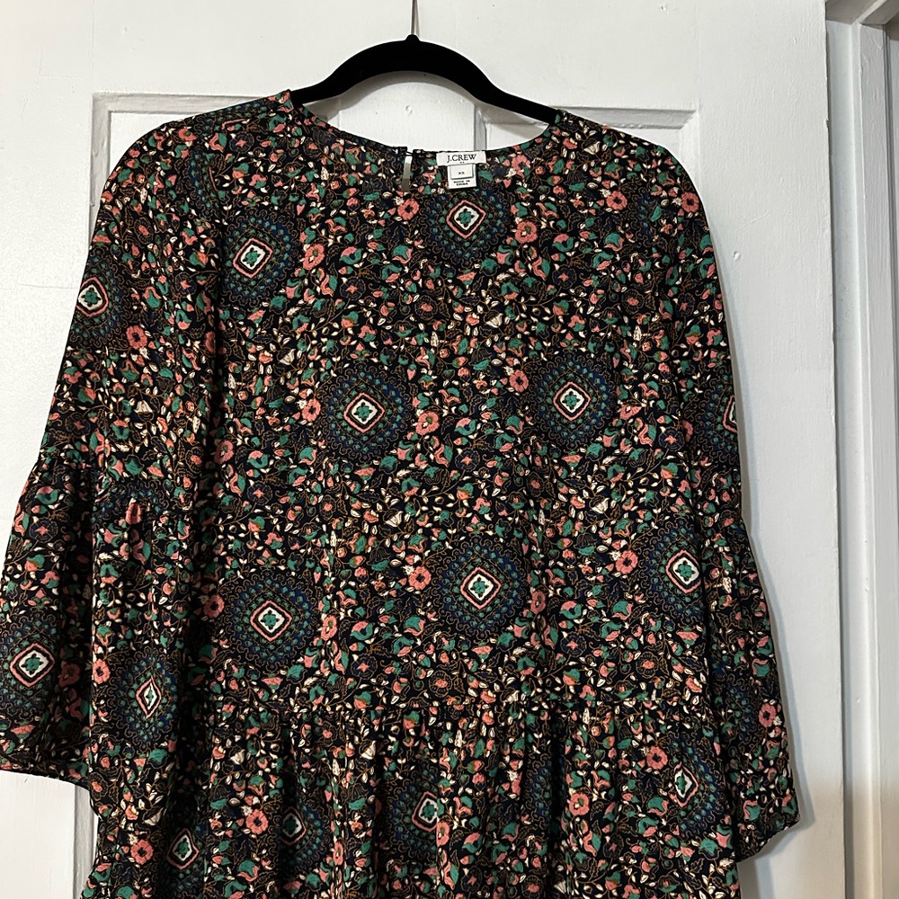 Colorful Floral Patterned Dress